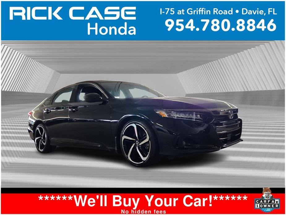 used 2022 Honda Accord car, priced at $26,202