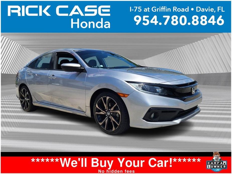 used 2021 Honda Civic car, priced at $20,634
