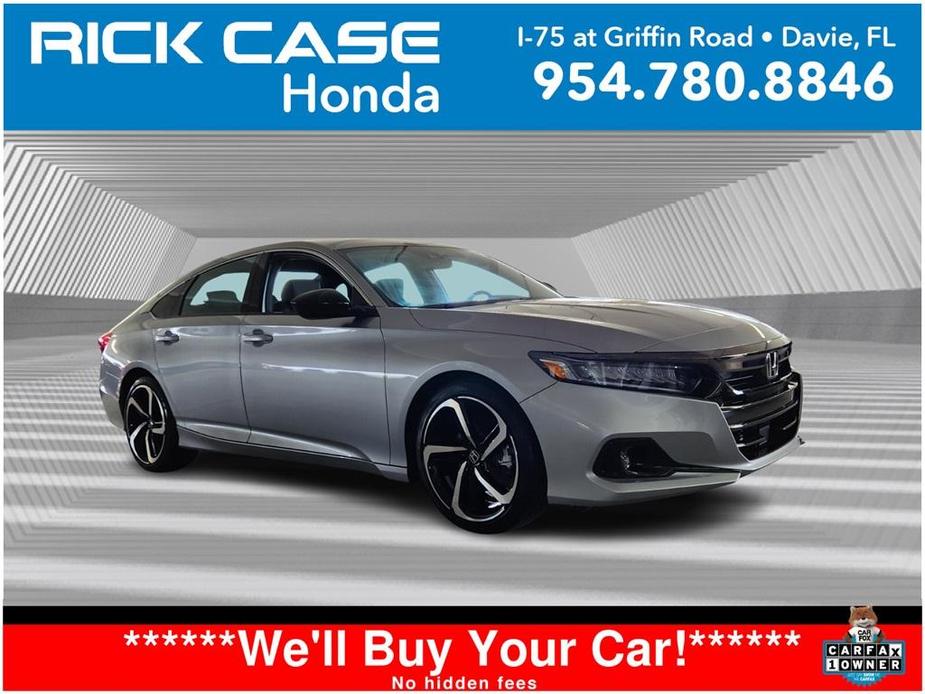 used 2022 Honda Accord car, priced at $28,686