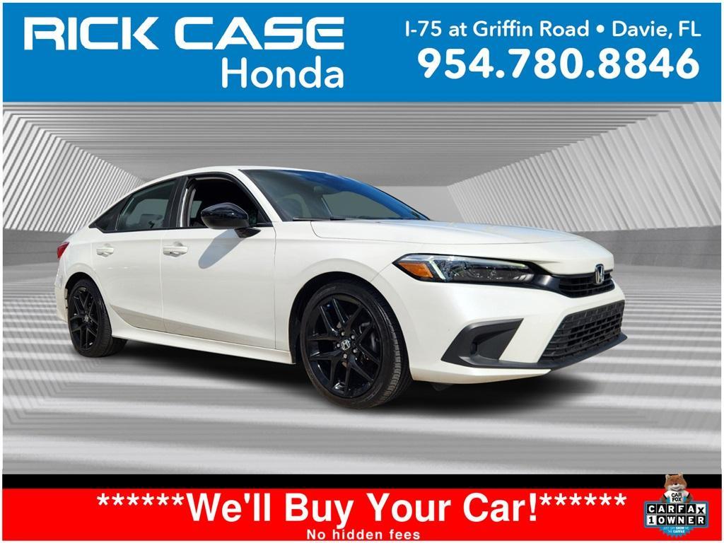 used 2022 Honda Civic car, priced at $23,998