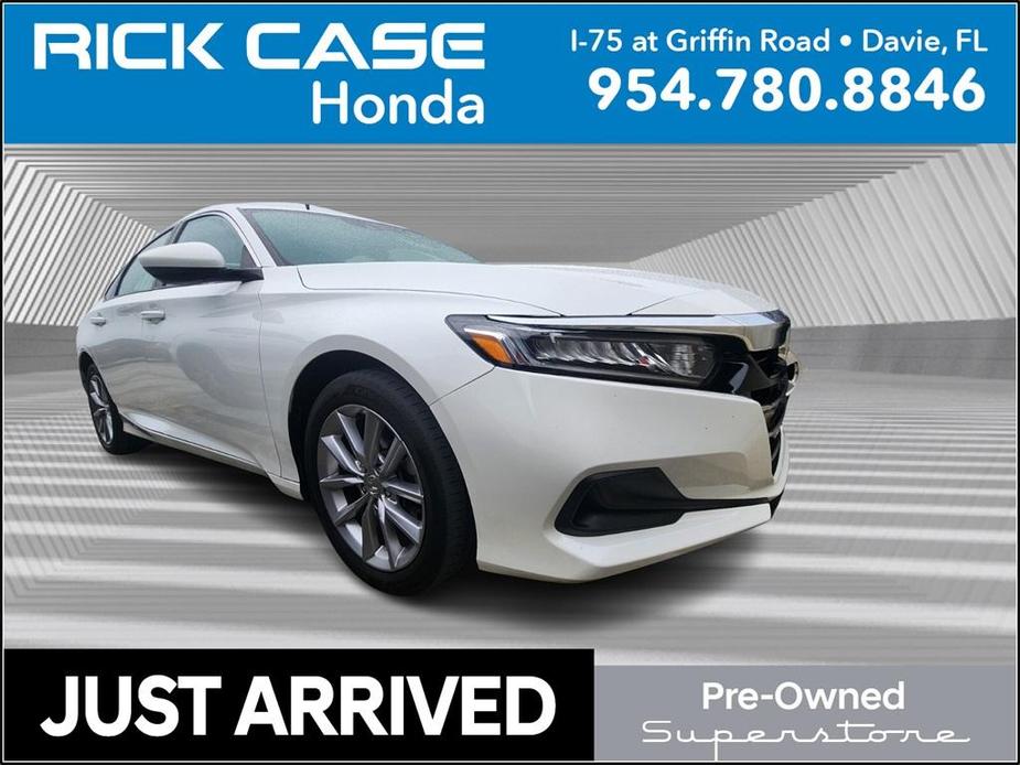 used 2021 Honda Accord car, priced at $21,991
