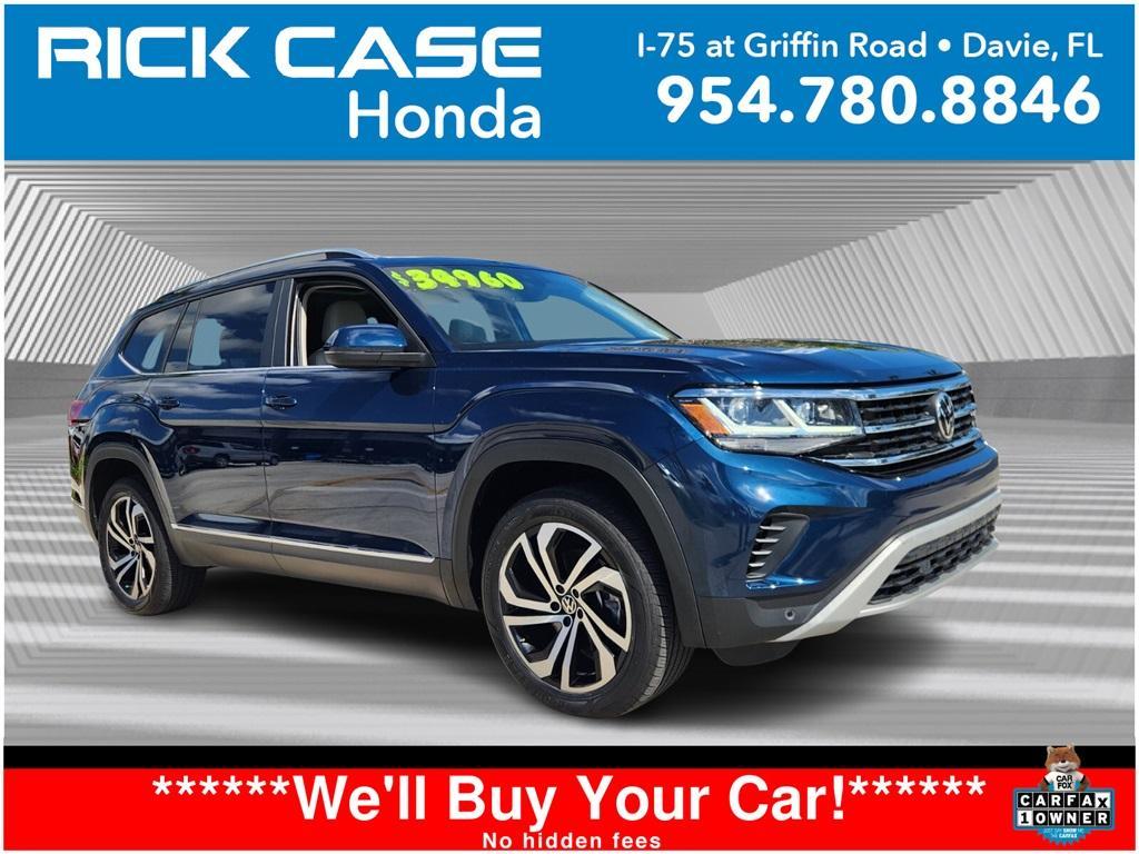 used 2023 Volkswagen Atlas car, priced at $34,408