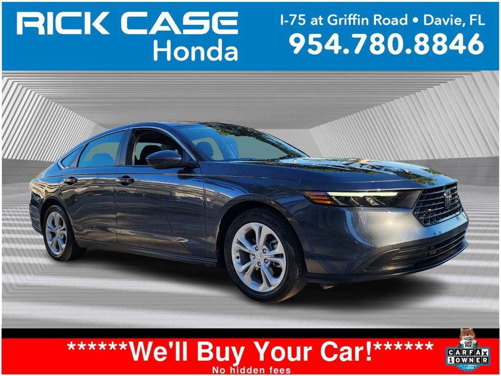 used 2024 Honda Accord car, priced at $24,448