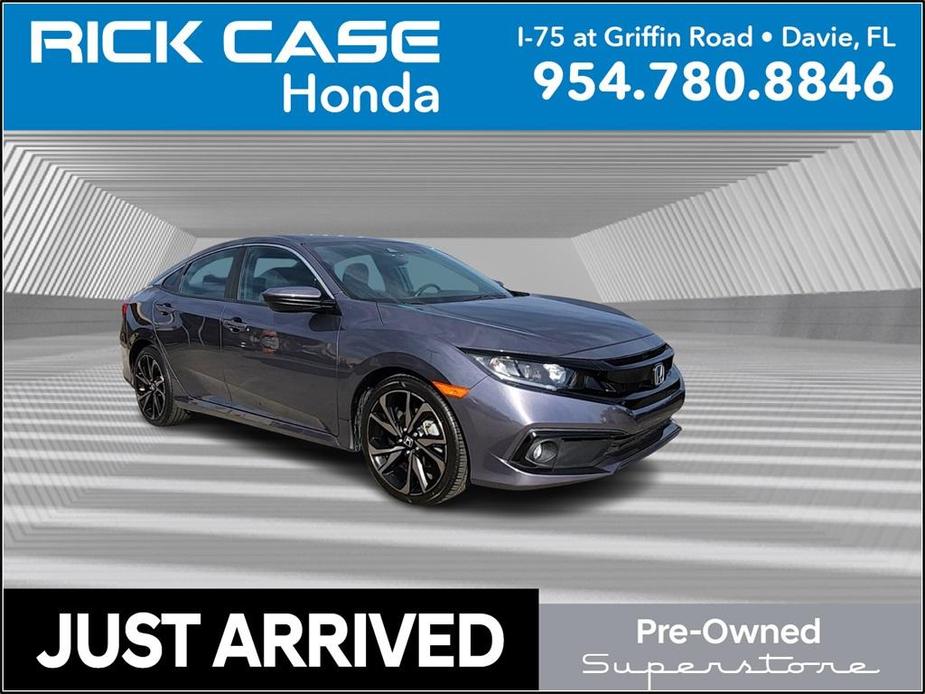 used 2021 Honda Civic car, priced at $23,486