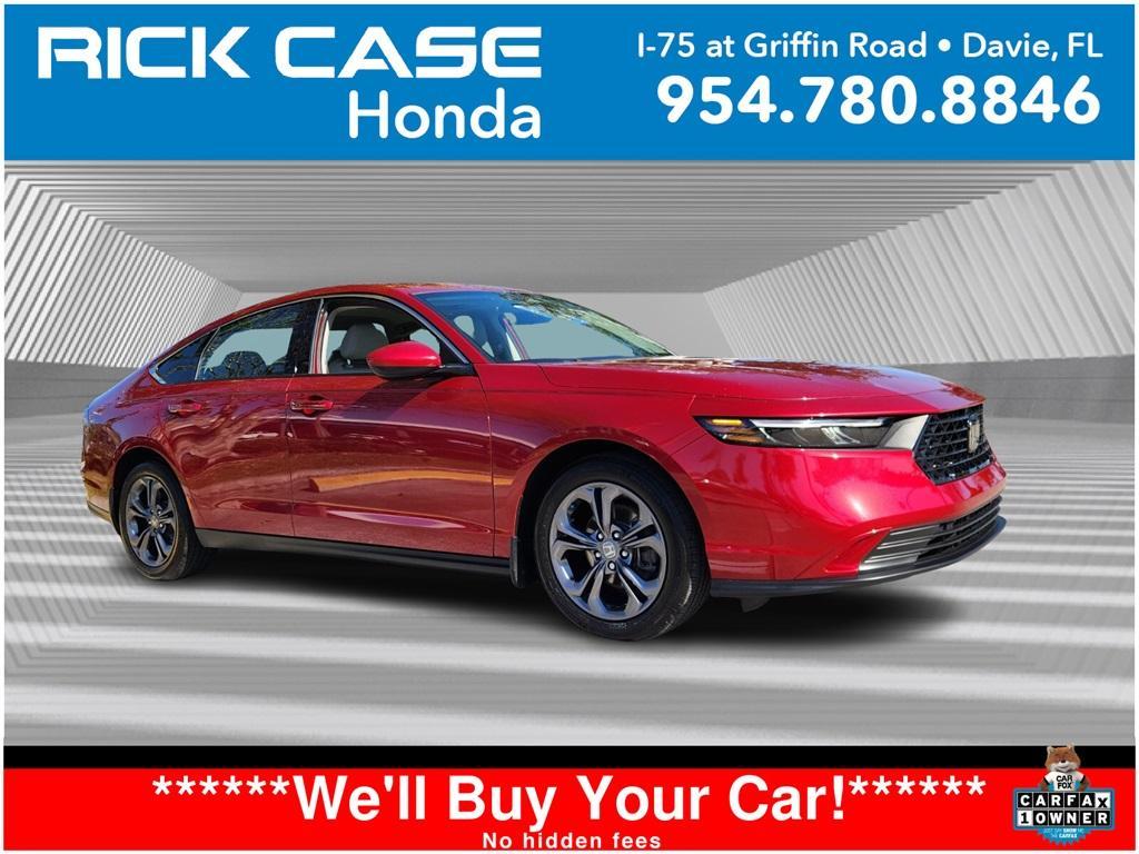 used 2023 Honda Accord car, priced at $24,483