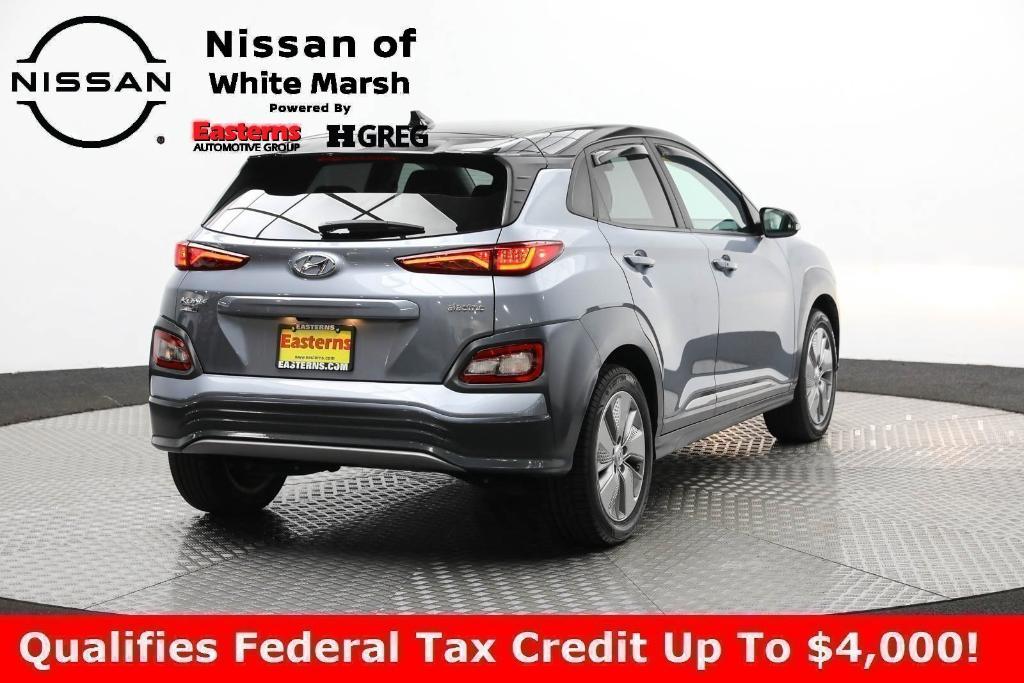 used 2021 Hyundai Kona EV car, priced at $20,950