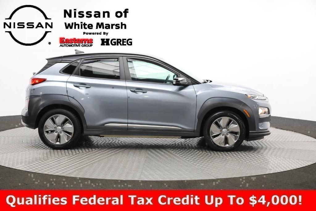 used 2021 Hyundai Kona EV car, priced at $20,950