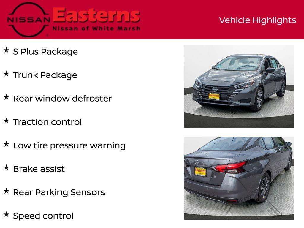 new 2025 Nissan Versa car, priced at $20,037