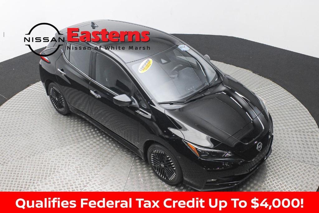 used 2023 Nissan Leaf car, priced at $20,950
