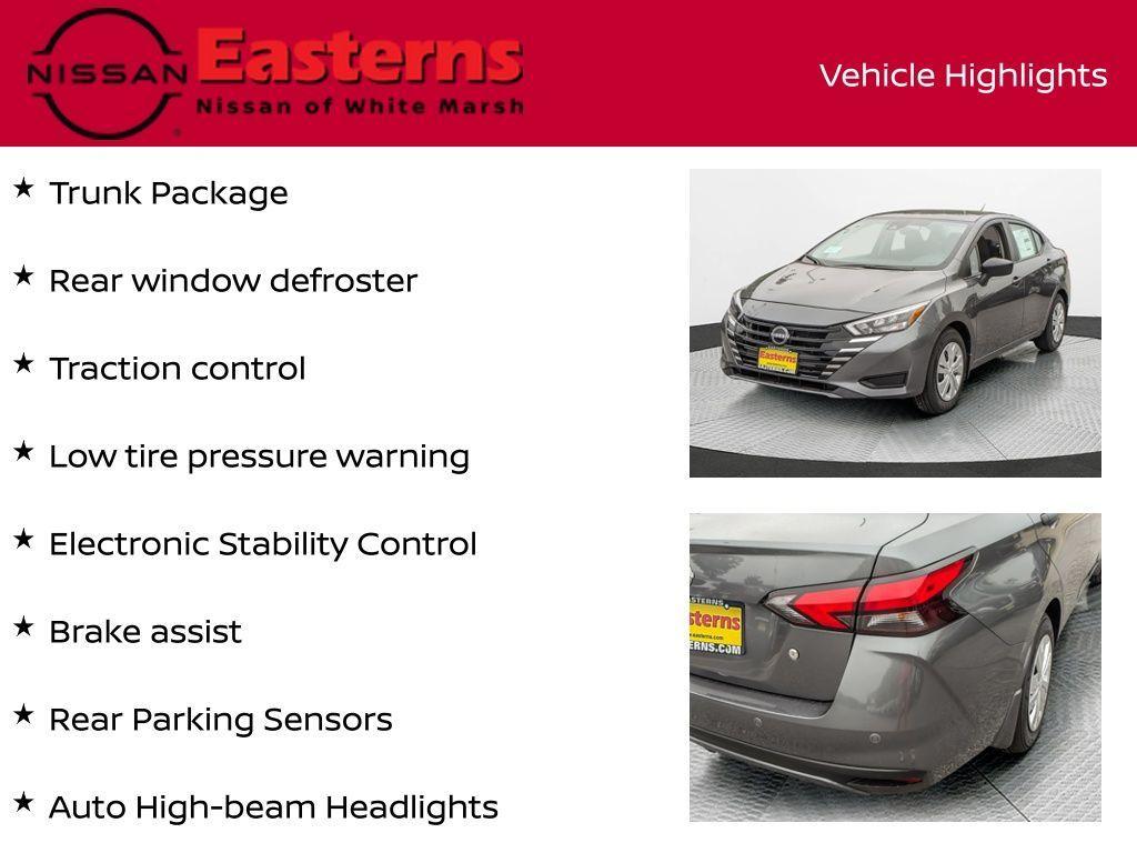 new 2025 Nissan Versa car, priced at $18,930
