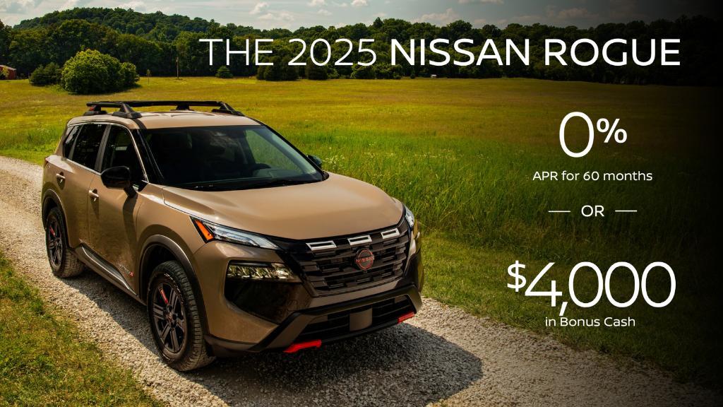 new 2025 Nissan Rogue car, priced at $41,348