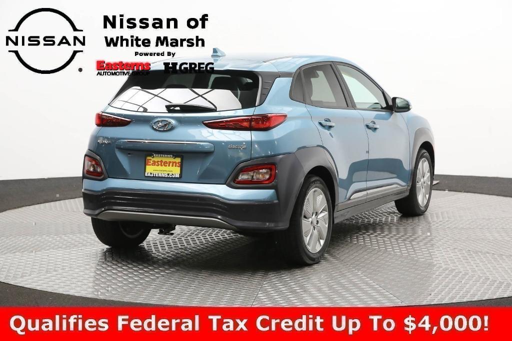 used 2021 Hyundai Kona EV car, priced at $20,350