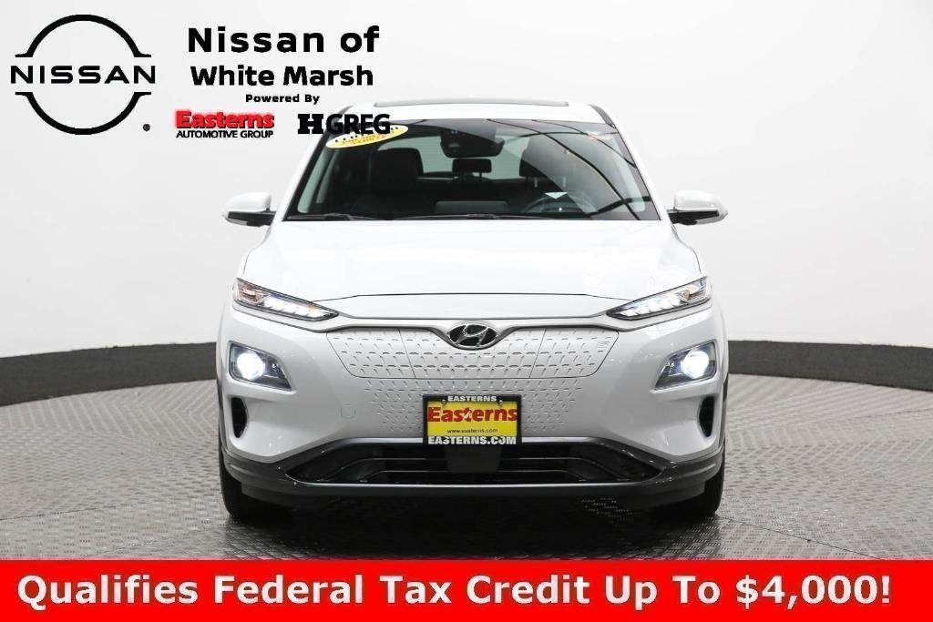 used 2020 Hyundai Kona EV car, priced at $21,350