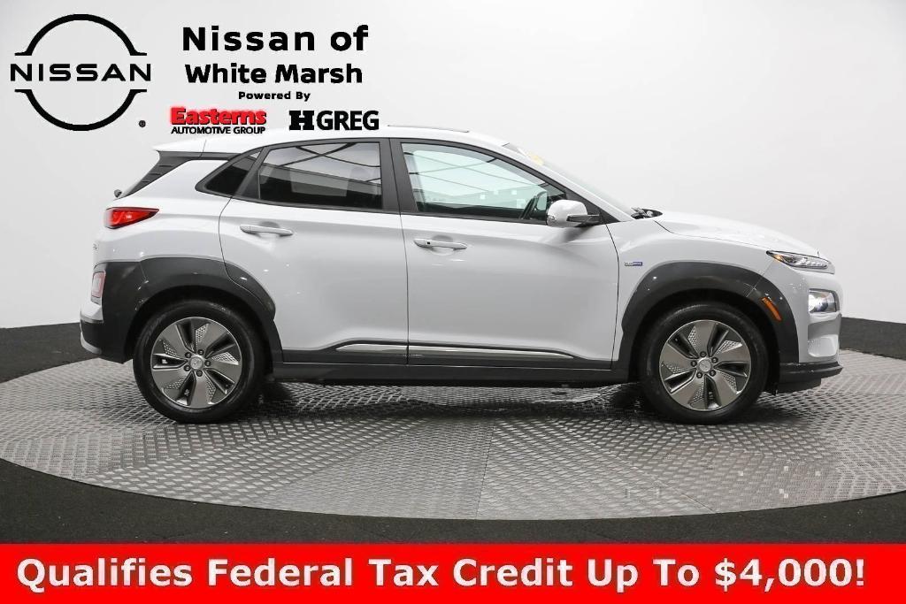 used 2020 Hyundai Kona EV car, priced at $21,350