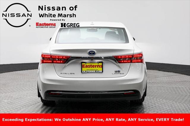 used 2017 Toyota Avalon Hybrid car, priced at $25,950