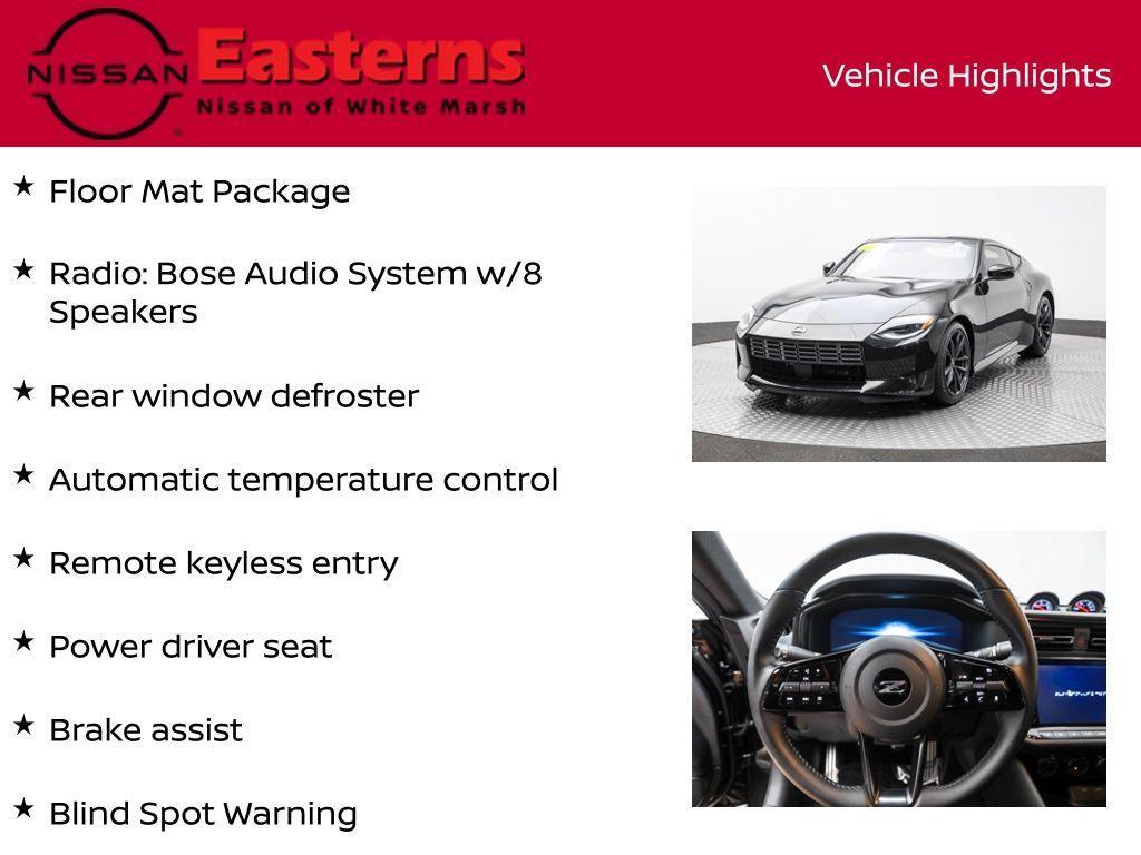 used 2024 Nissan Z car, priced at $42,325