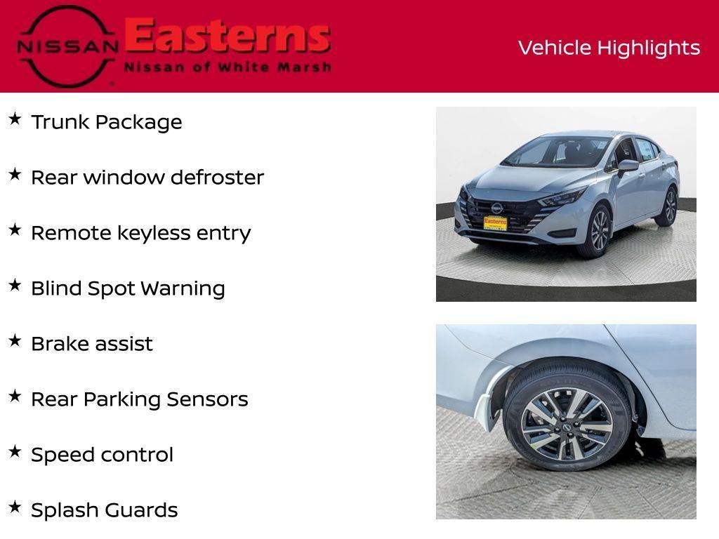 new 2025 Nissan Versa car, priced at $20,872