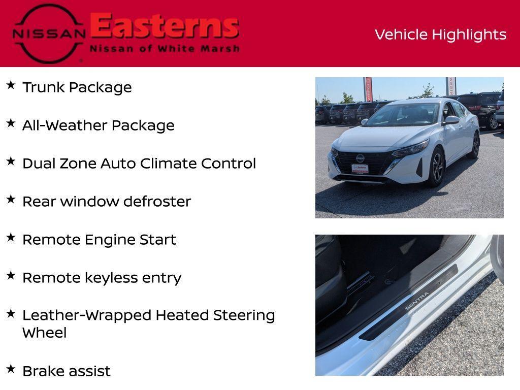 new 2025 Nissan Sentra car, priced at $21,908