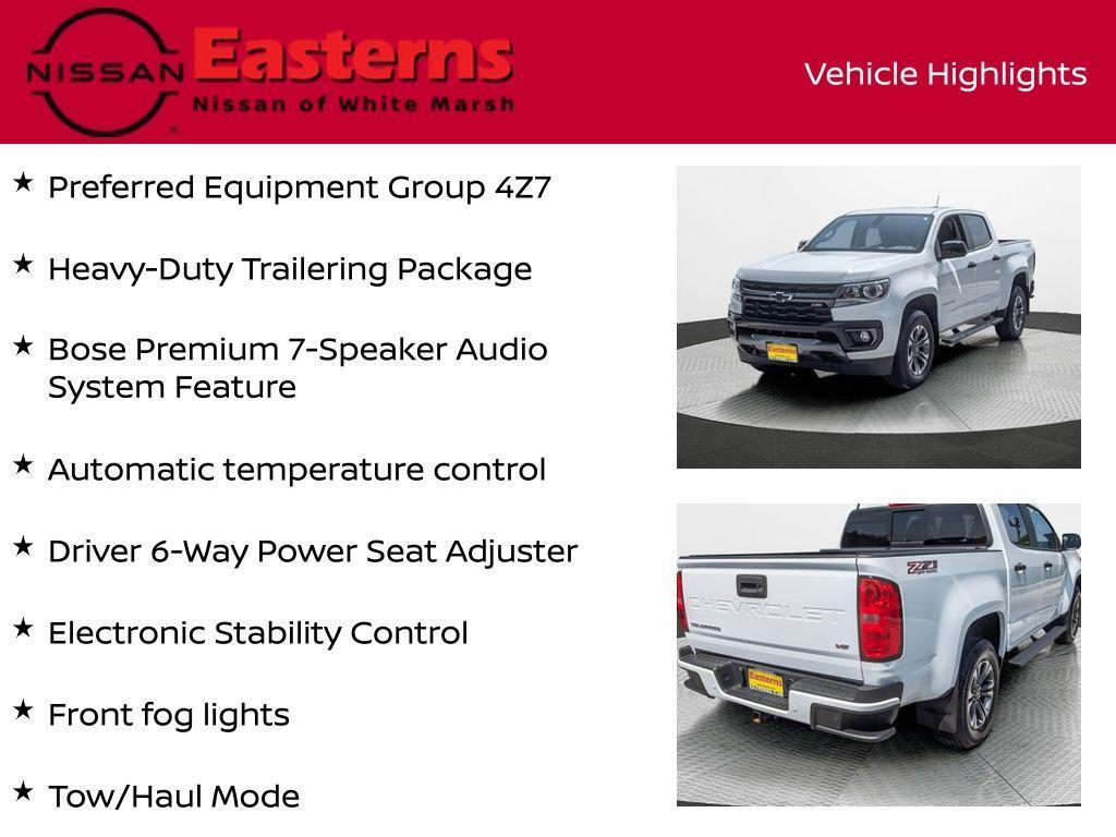 used 2021 Chevrolet Colorado car, priced at $28,950
