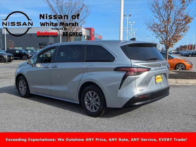 used 2021 Toyota Sienna car, priced at $41,300