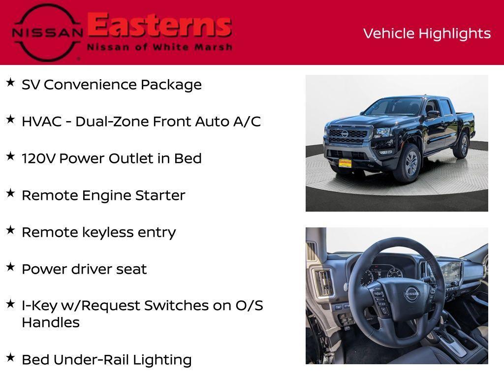 new 2025 Nissan Frontier car, priced at $36,404