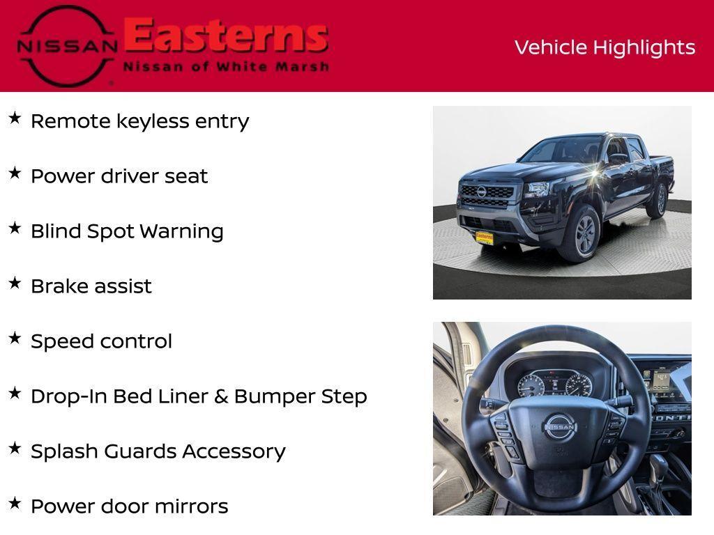 new 2025 Nissan Frontier car, priced at $35,084