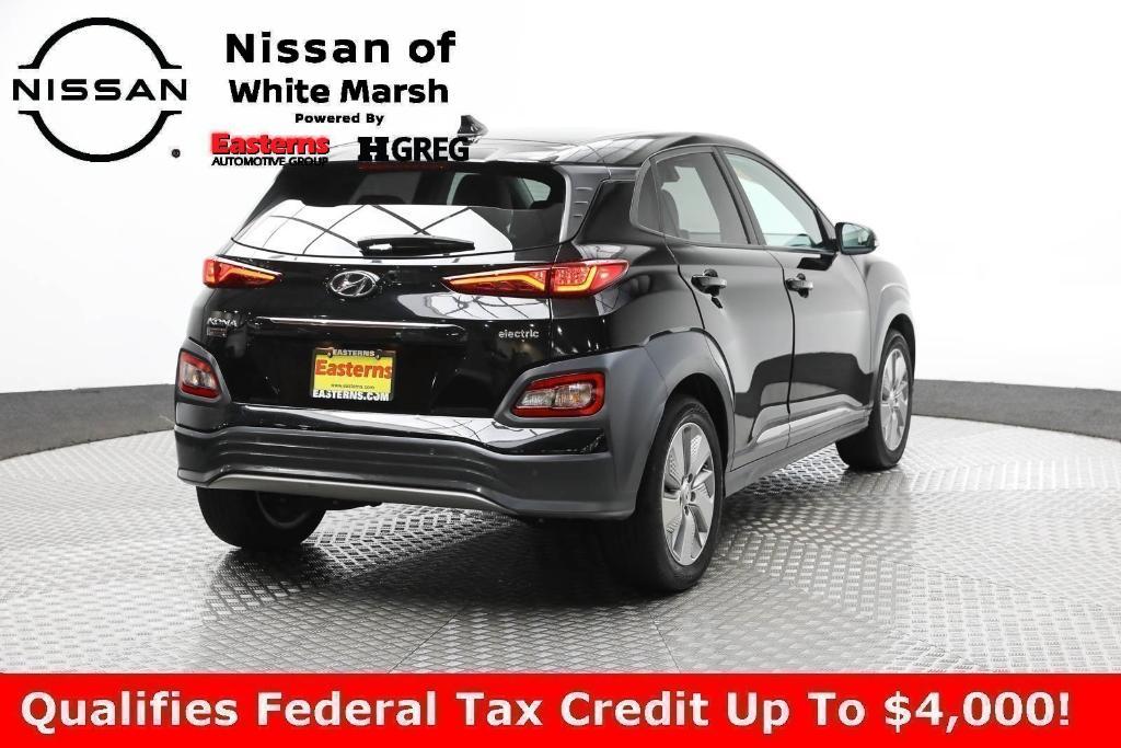 used 2021 Hyundai Kona EV car, priced at $21,950