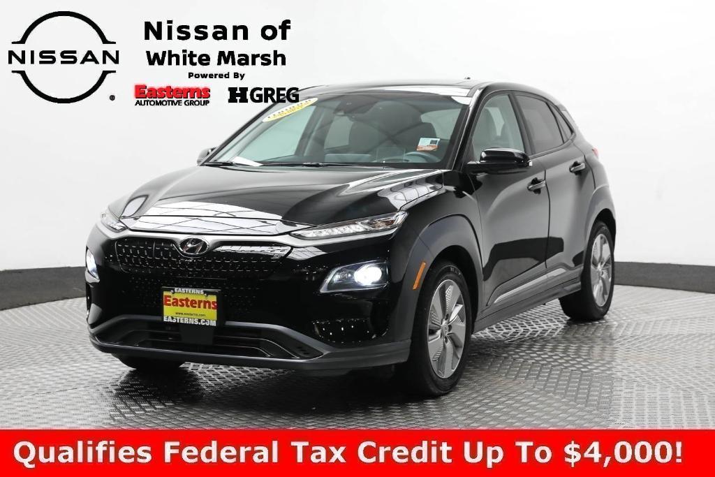 used 2021 Hyundai Kona EV car, priced at $21,950