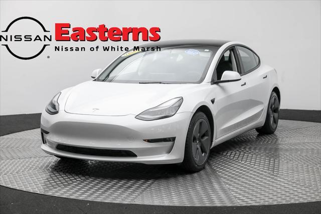 used 2022 Tesla Model 3 car, priced at $24,190