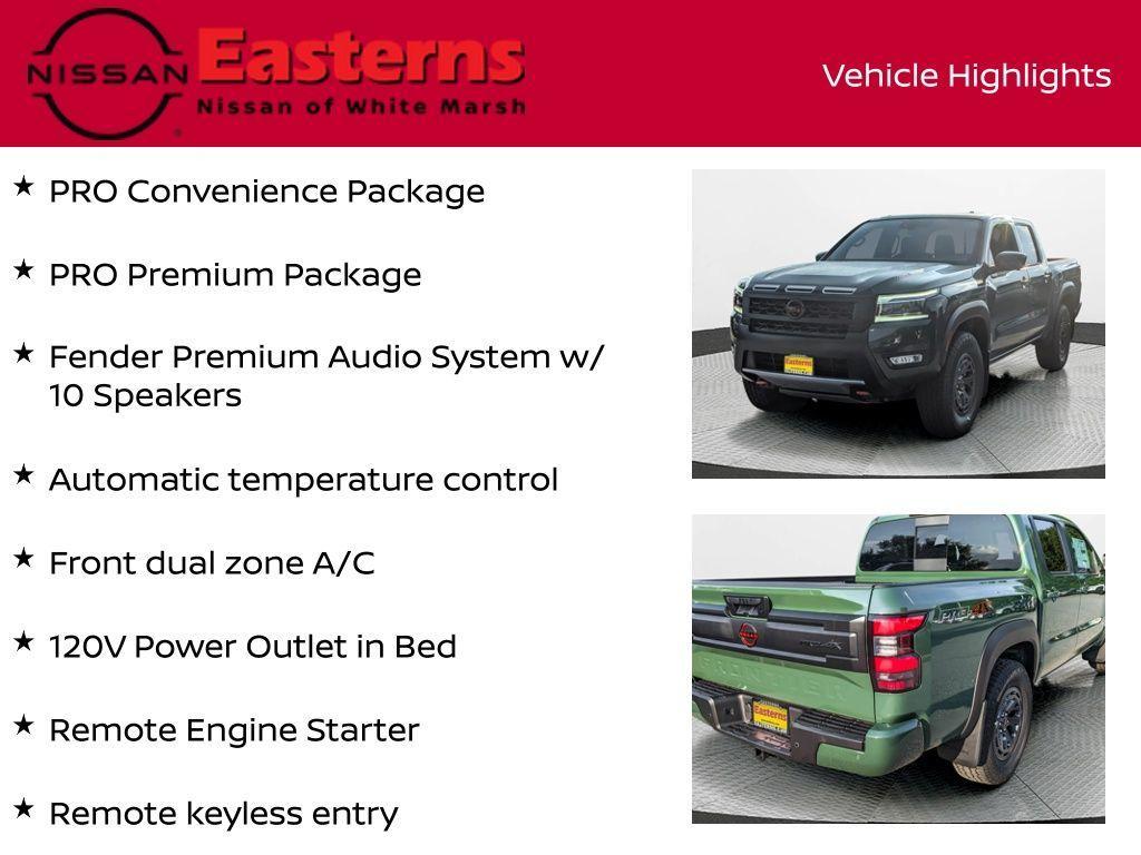new 2025 Nissan Frontier car, priced at $44,746
