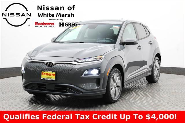 used 2021 Hyundai Kona EV car, priced at $20,490