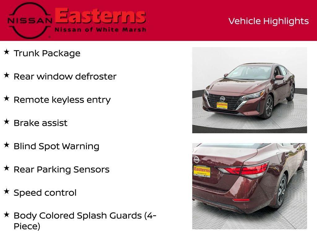 new 2025 Nissan Sentra car, priced at $21,315