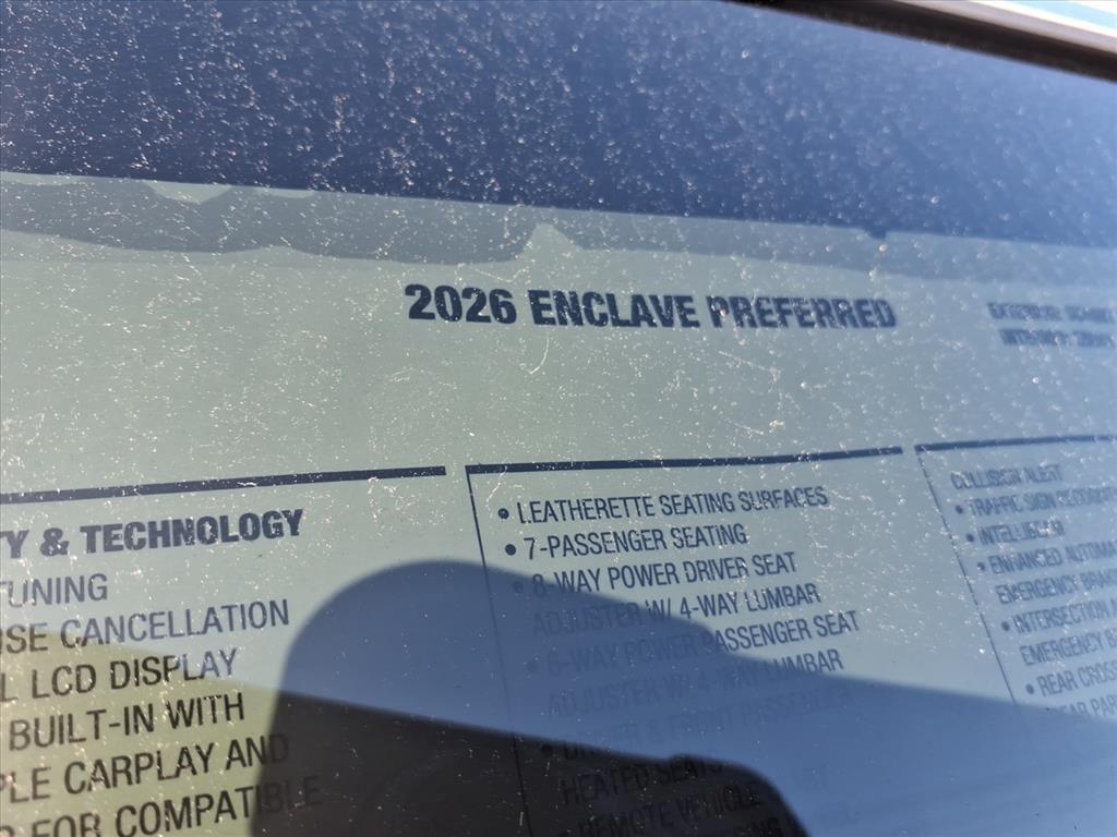 new 2026 Buick Enclave car, priced at $45,491