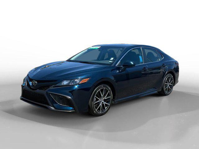 used 2021 Toyota Camry car, priced at $21,653