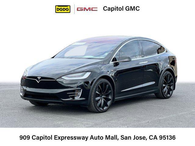 used 2020 Tesla Model X car, priced at $53,591