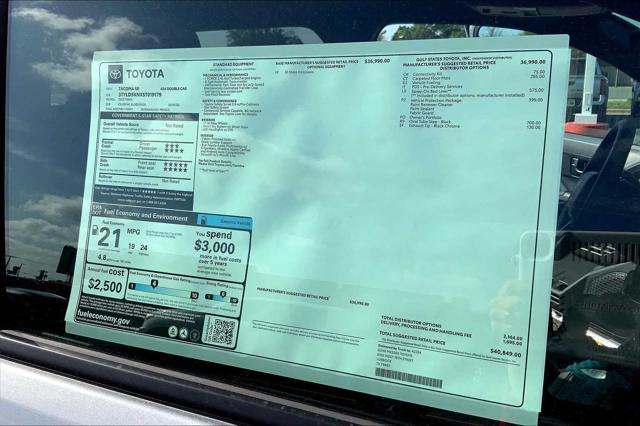 new 2025 Toyota Tacoma car, priced at $40,849