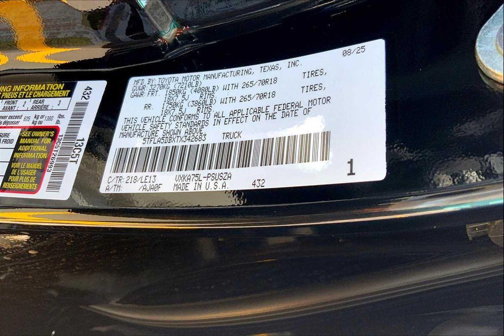 new 2026 Toyota Tundra car, priced at $63,646