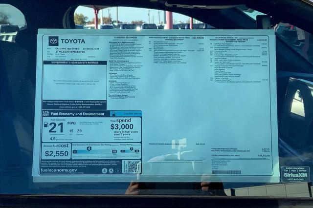 new 2024 Toyota Tacoma car, priced at $51,812