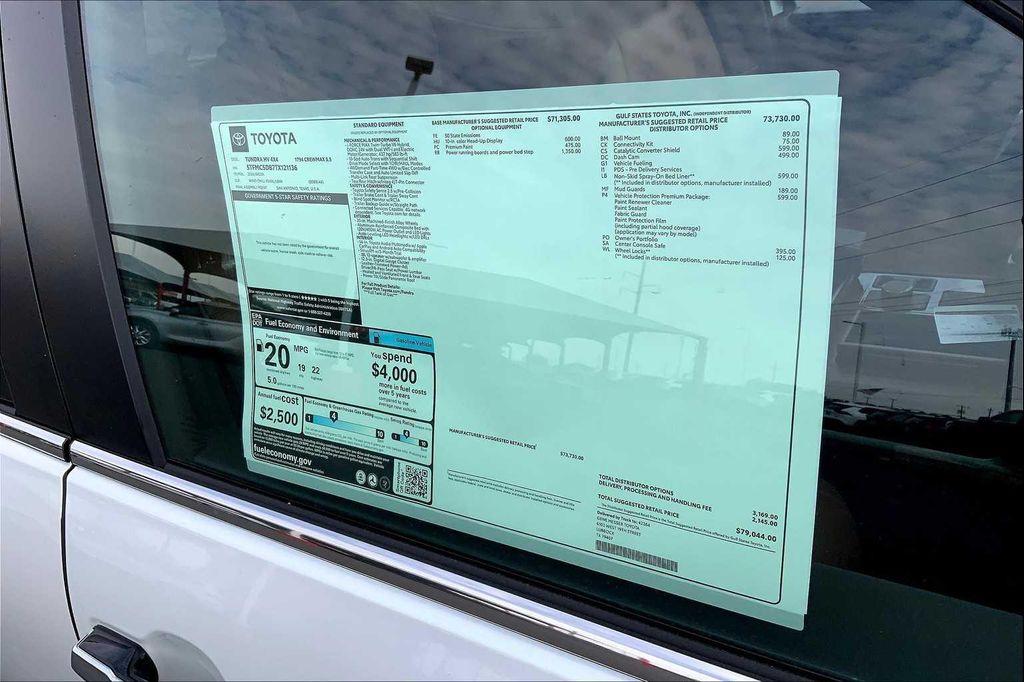 new 2026 Toyota Tundra Hybrid car, priced at $79,044