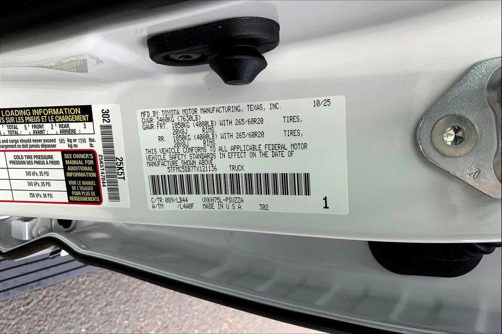 new 2026 Toyota Tundra Hybrid car, priced at $79,044