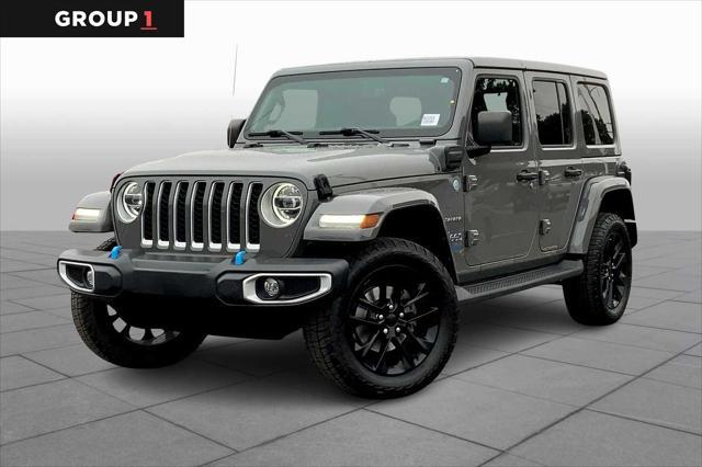 used 2022 Jeep Wrangler Unlimited 4xe car, priced at $34,370
