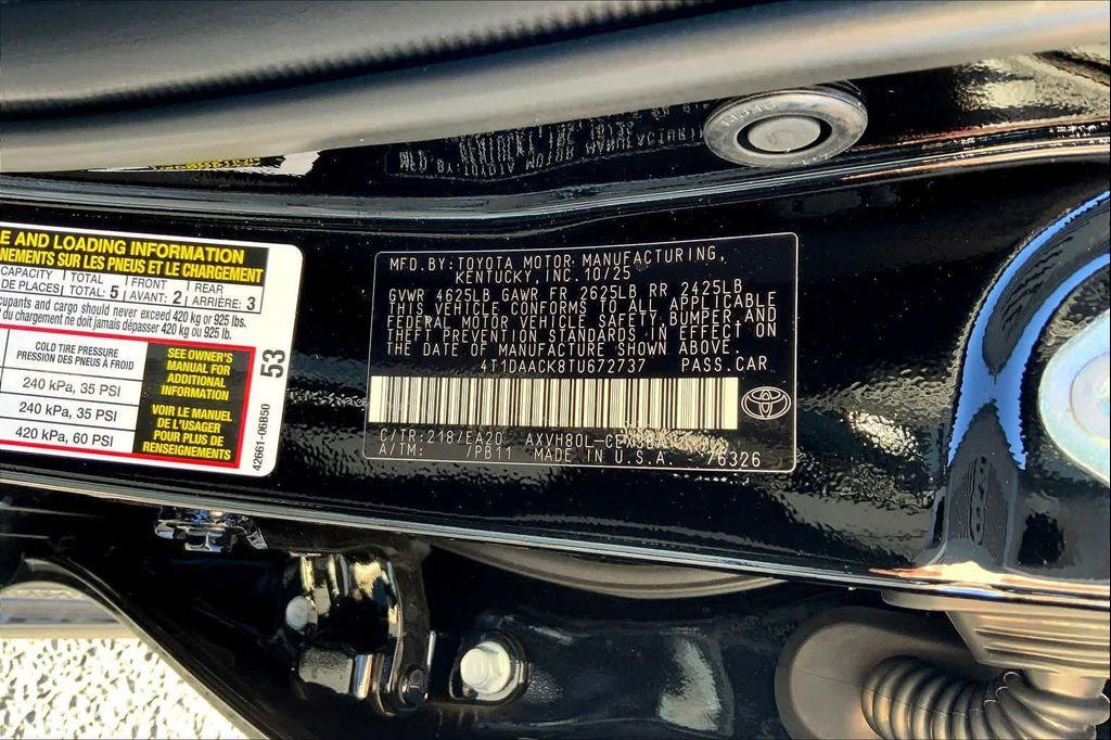 new 2026 Toyota Camry car, priced at $37,826