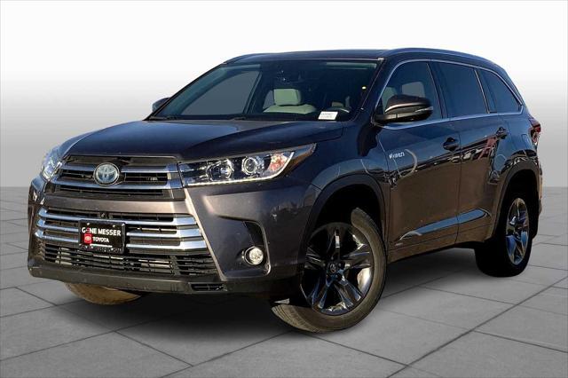 used 2019 Toyota Highlander Hybrid car, priced at $30,100