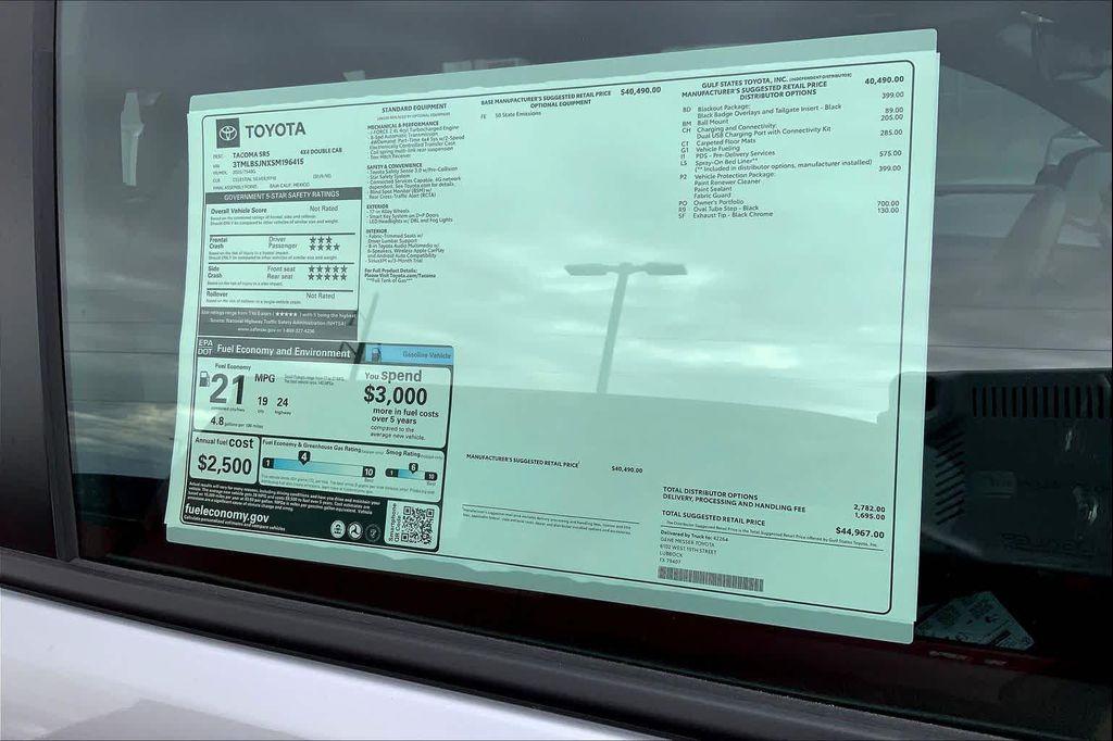 new 2025 Toyota Tacoma car, priced at $44,967