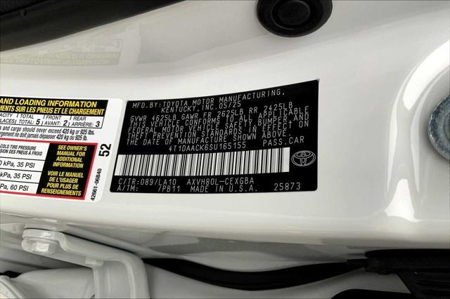 new 2025 Toyota Camry car, priced at $41,854