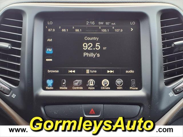 used 2017 Jeep Cherokee car, priced at $12,425