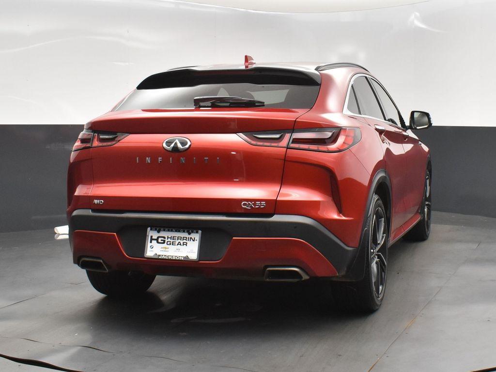 used 2022 INFINITI QX55 car, priced at $32,000