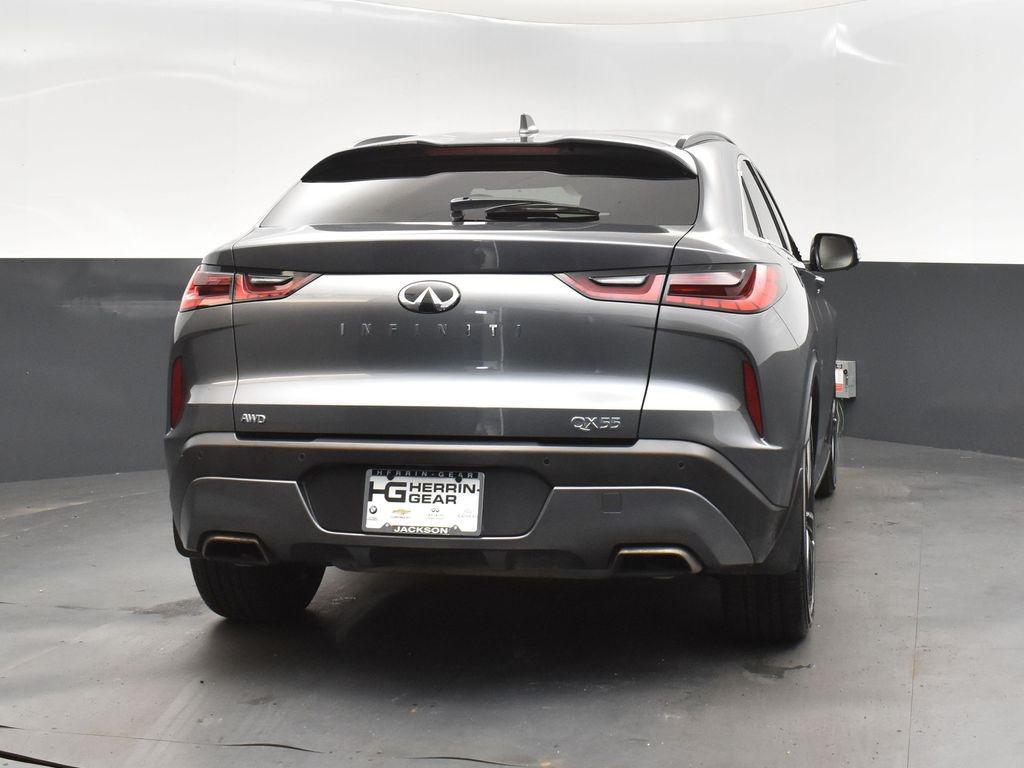used 2022 INFINITI QX55 car, priced at $36,000