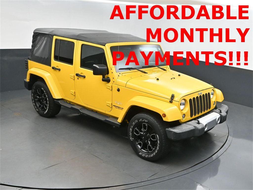 used 2015 Jeep Wrangler Unlimited car, priced at $16,600