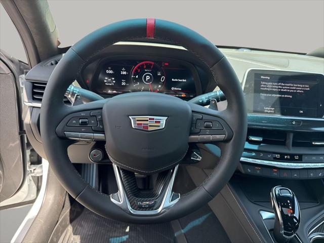 new 2025 Cadillac CT4-V car, priced at $74,304